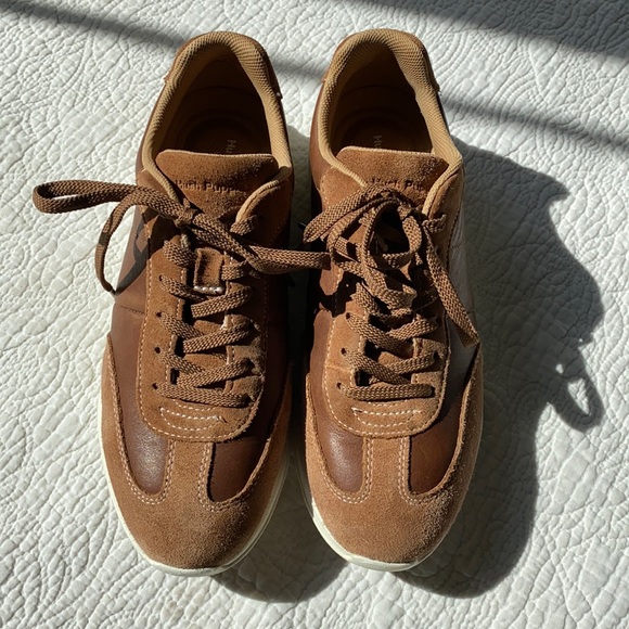 Brown Hush Puppies Slater Sneaker Wm 